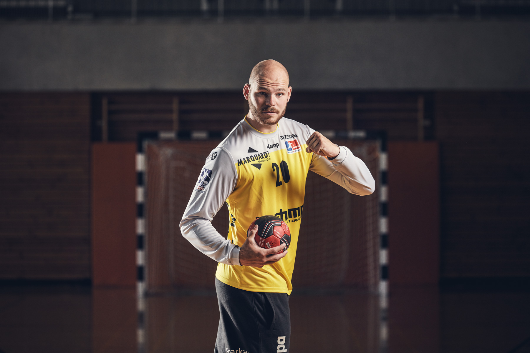 Handballspieler Mike Jensen des HBW Balingen-Weilstetten