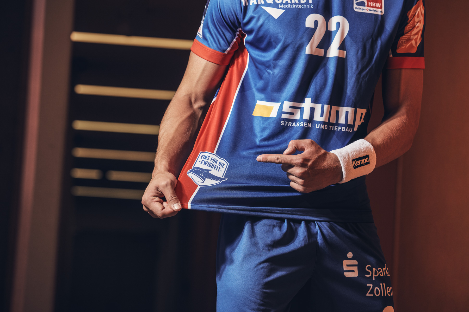 Handballspieler Jona Schoch des HBW Balingen-Weilstetten