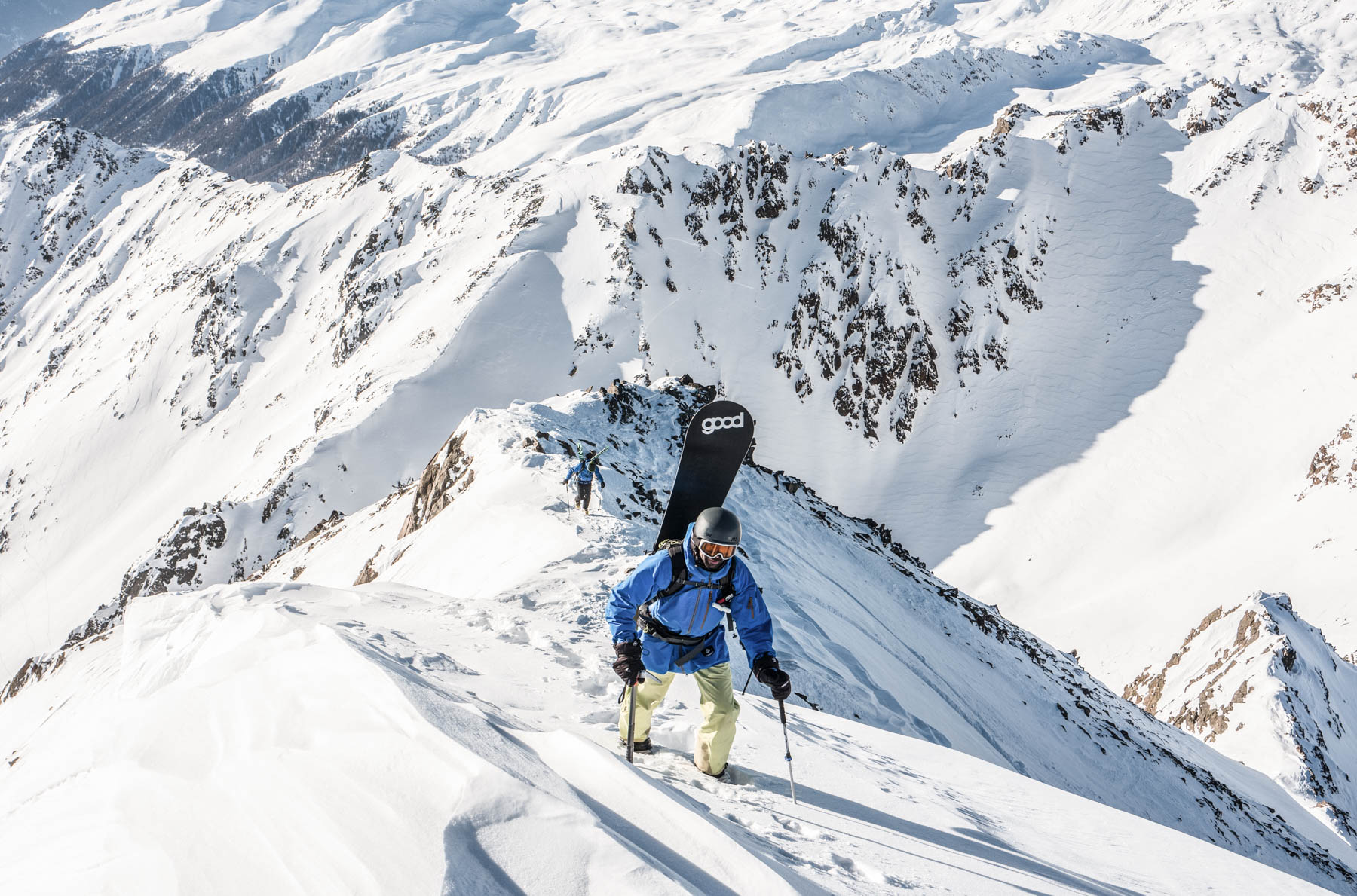 Snowboarding, Kaunertaler Gletscher/ Werbefotografie von Fotograf Nino Strauch