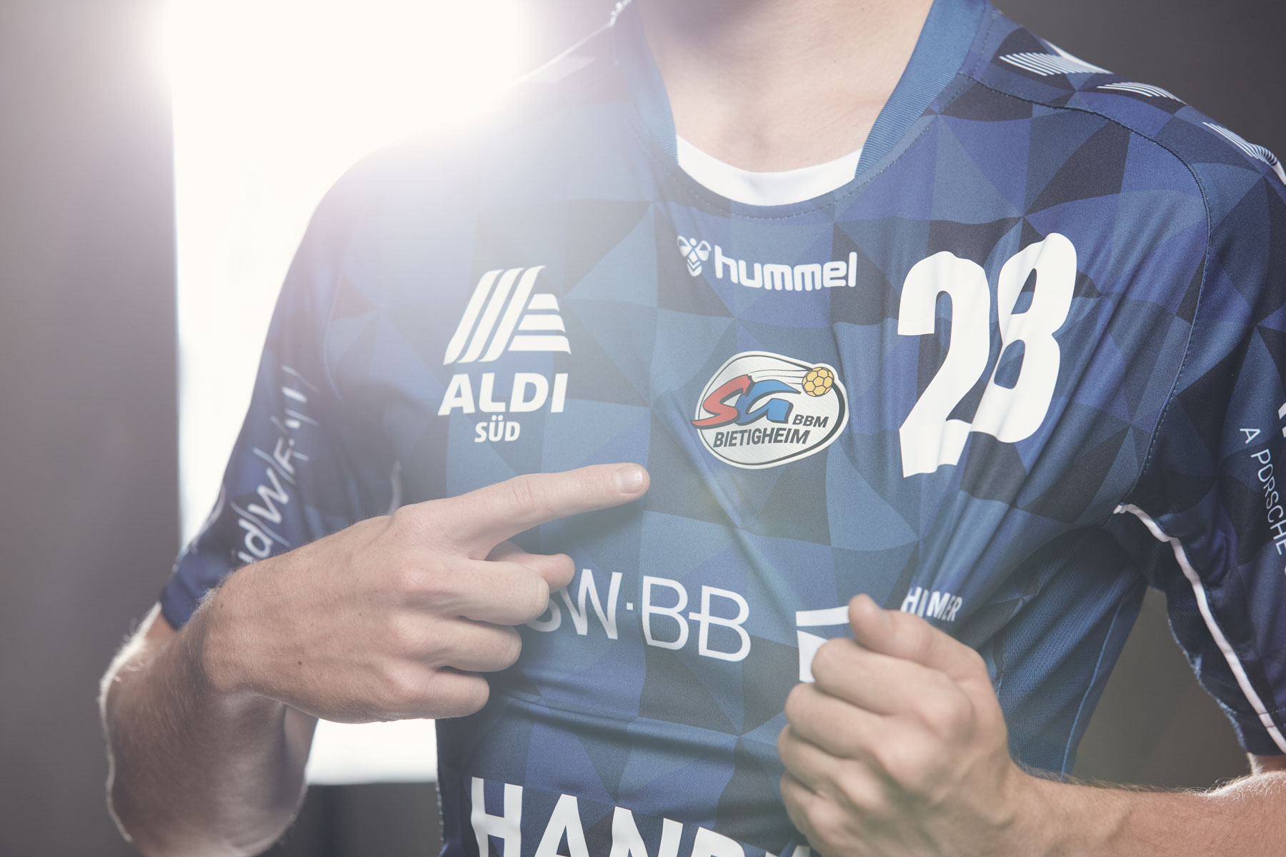 Handballspieler Lukas Urban der SGBBM Bietigheim