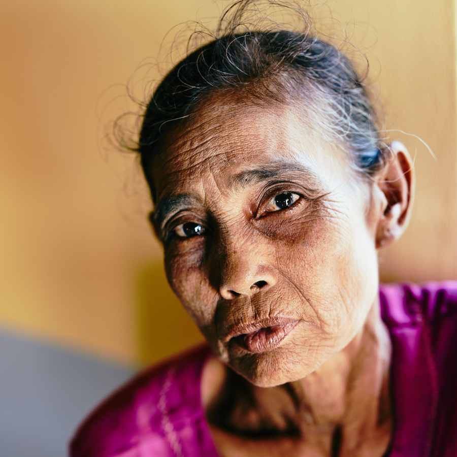 Portrait einer Frau nahe dem Mergui Archipel/ Tanintharyi/ Myanmar, 2015