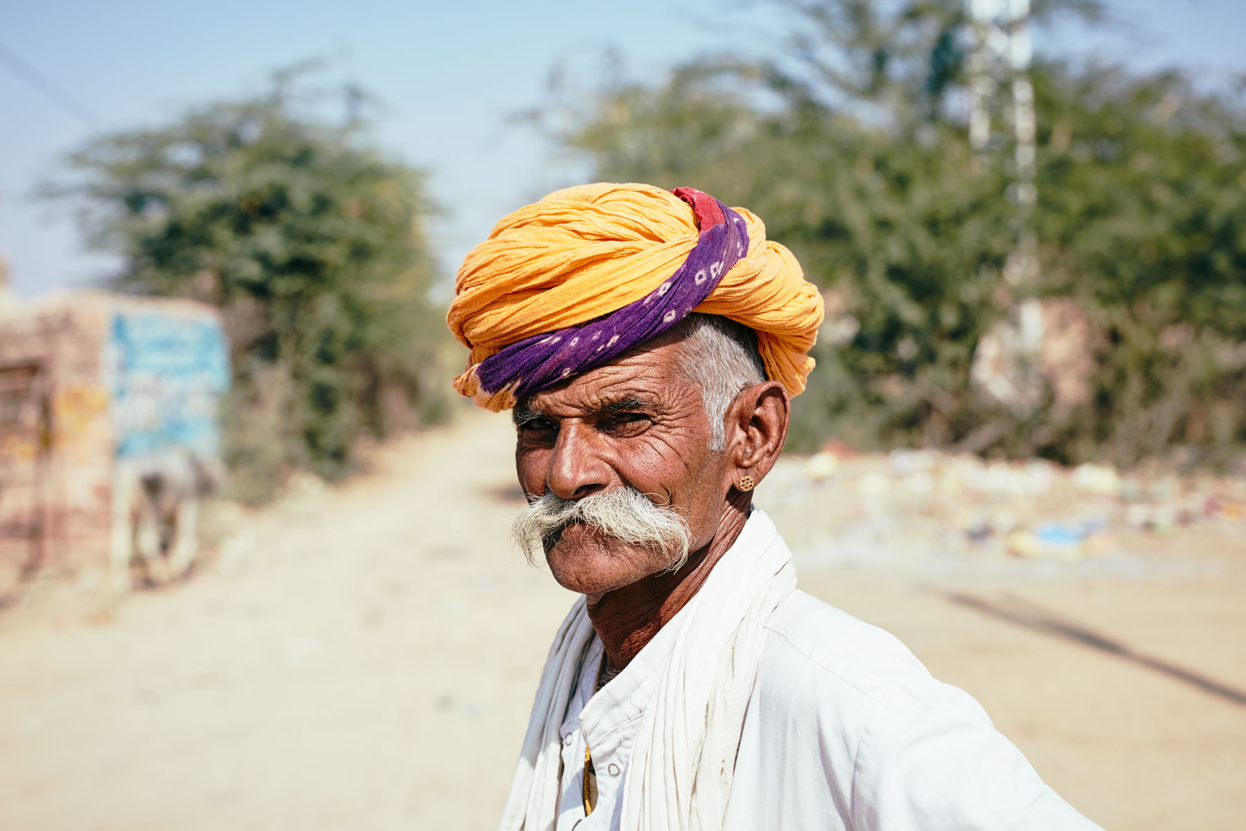 Mann mit Turban/ Rajasthan/ Indien, 2018