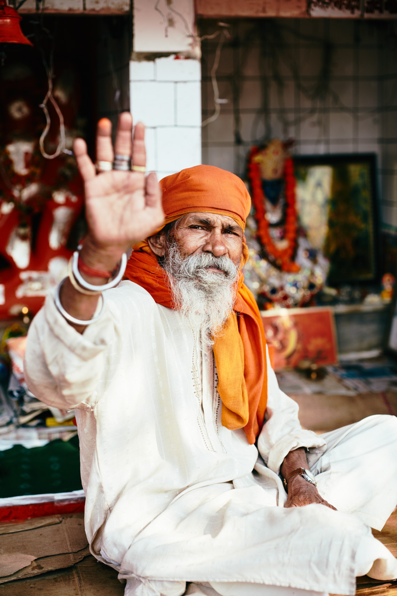 Portrait von Hindu in Delhi/ Indien, 2018